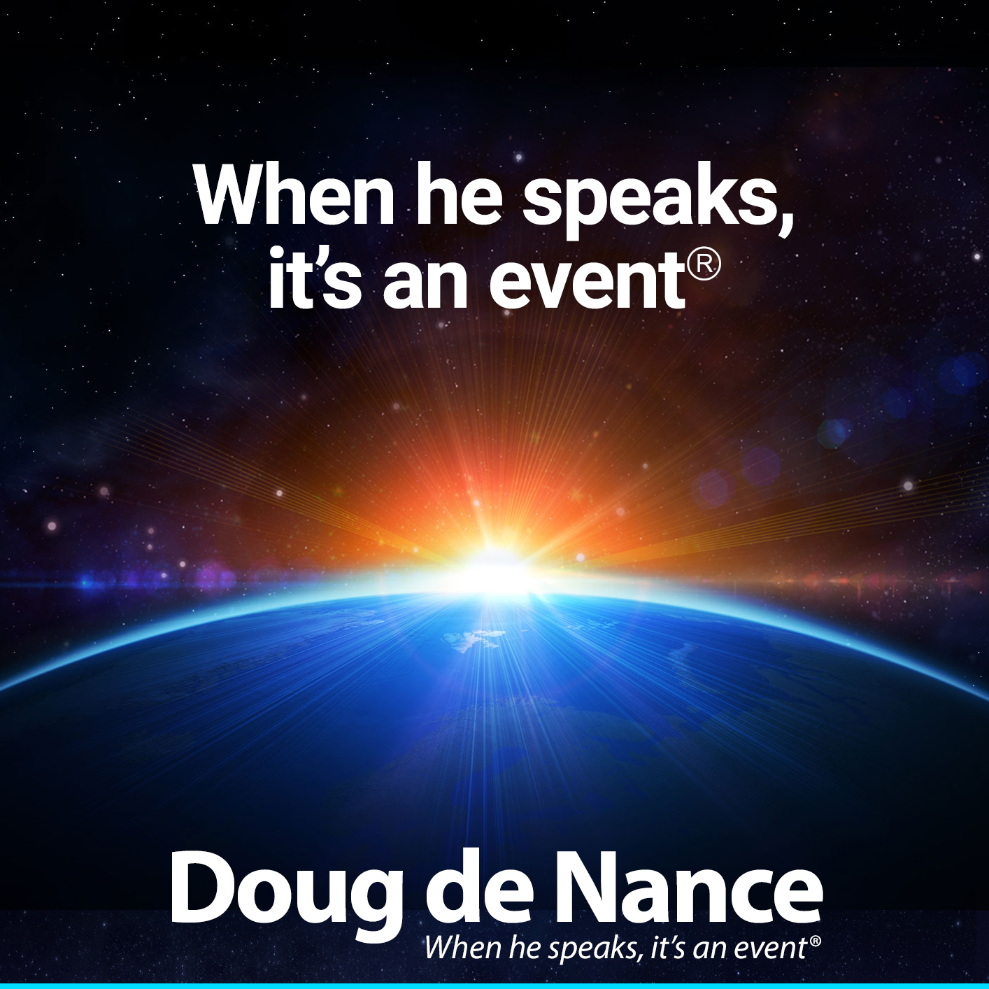 When he speaks its an event